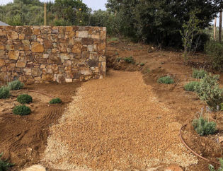 Jardí a Mas Prats Begur, Jardins Arnau
